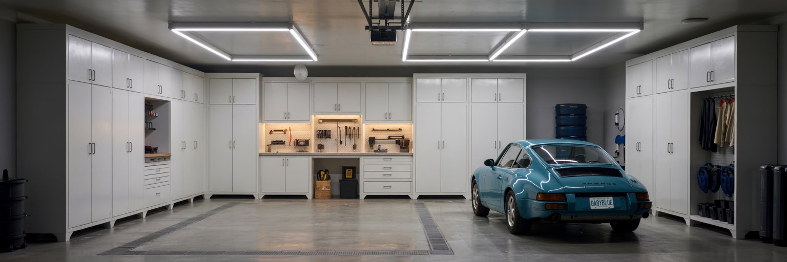 A well designed garage.