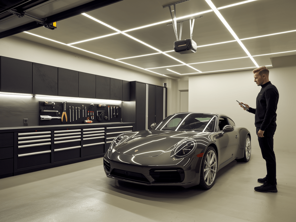 Smart garage control device