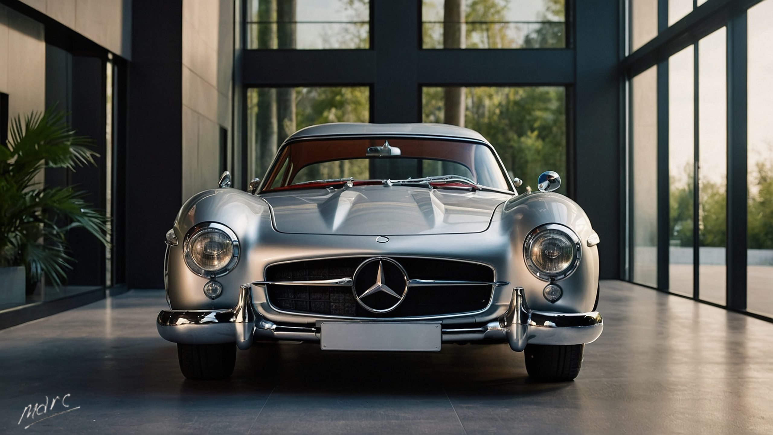 Mercedes Benz 300SL featured in the digital automotive art collection
