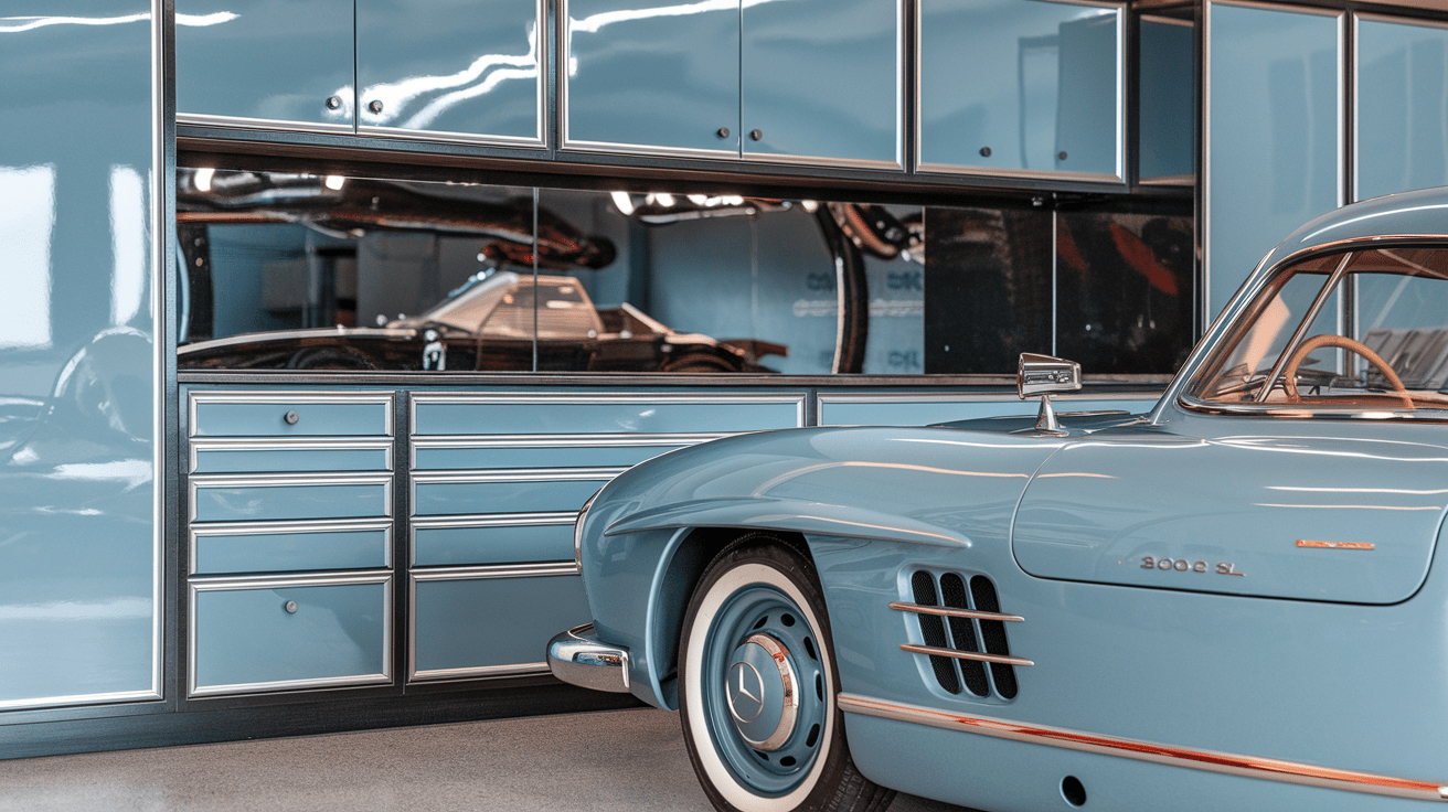 Garage color coordination.