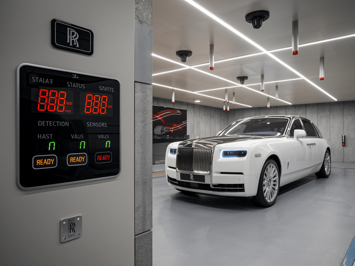 Garage fire suppression system – luxury vehicle garage protection